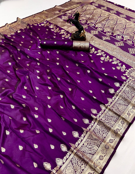 Soft Banarasi Silk Saree - Super Sarees