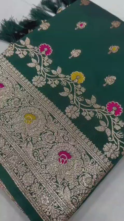 Woven Banarasi Silk Saree