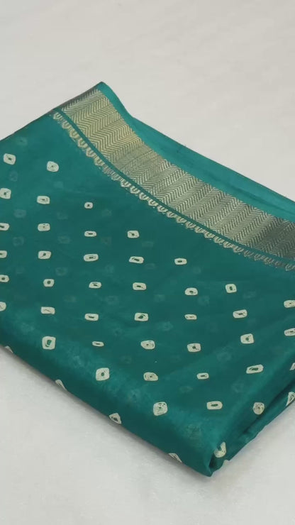 Beautiful Bandhani Print Saree