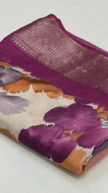 Beautiful Ethnic Dola Silk Saree