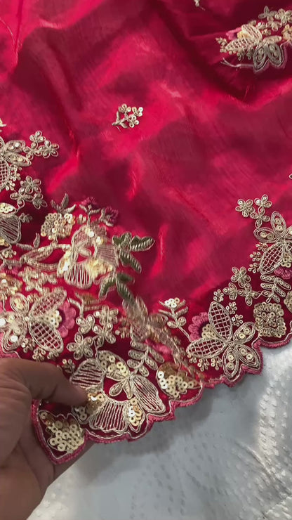 Soft Chiffon Party Wear Saree