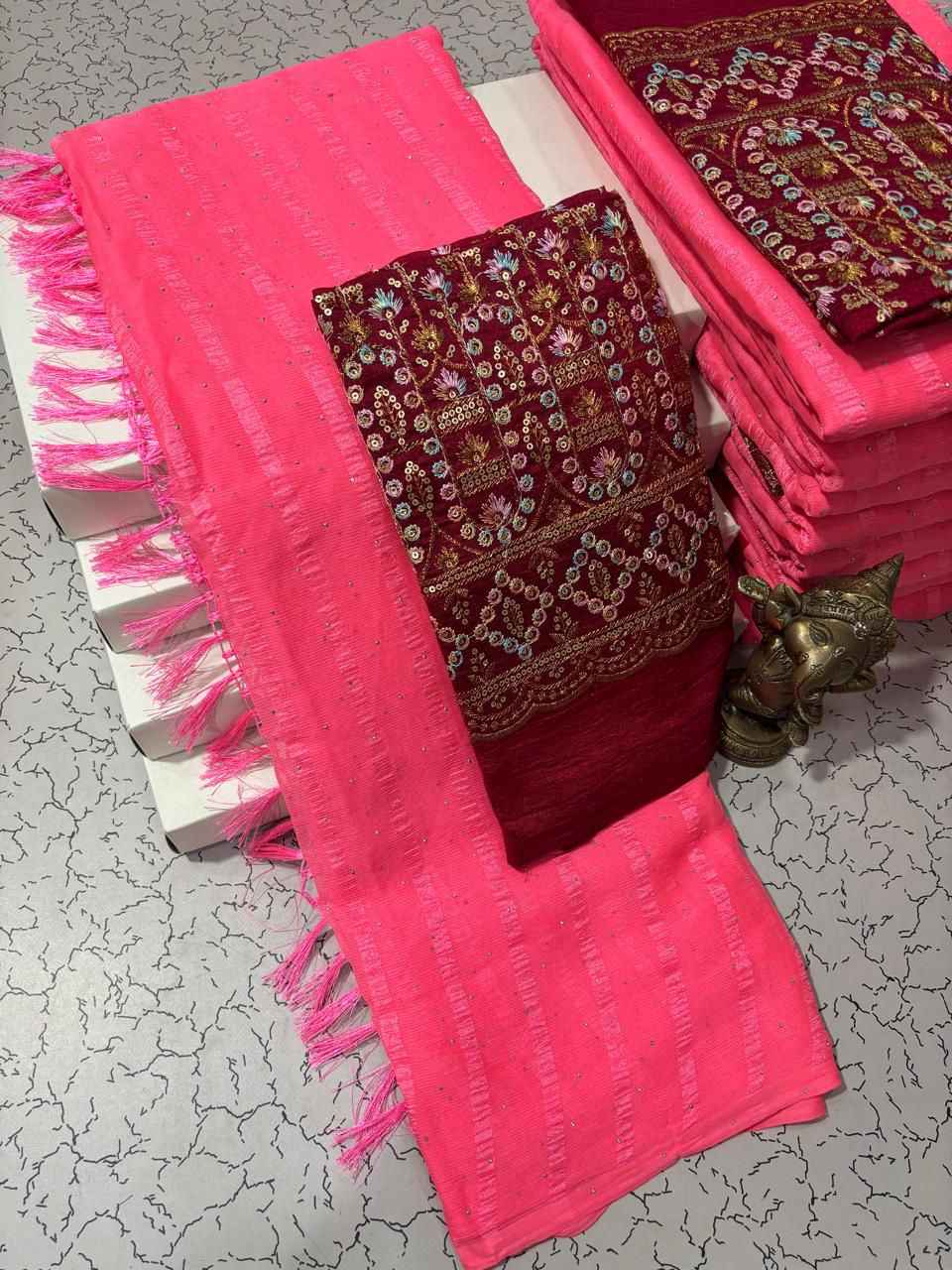 Glitter Work Designer Saree