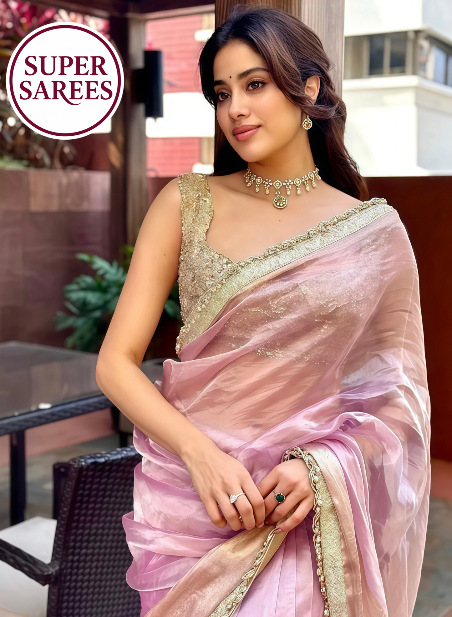 Soft Banarasi Tissue Silk Saree