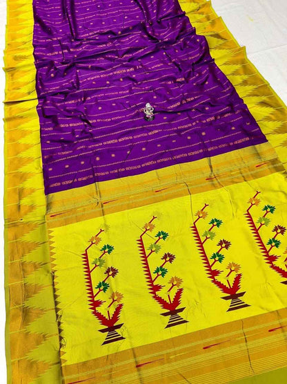 Temple Irkal Paithani