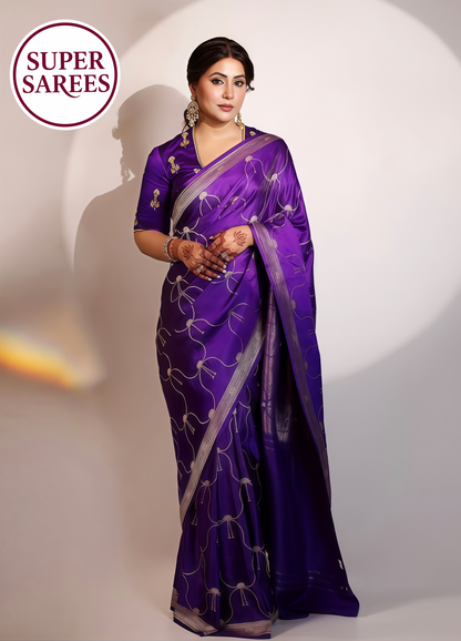 Hina Khan Inspired Silk Saree