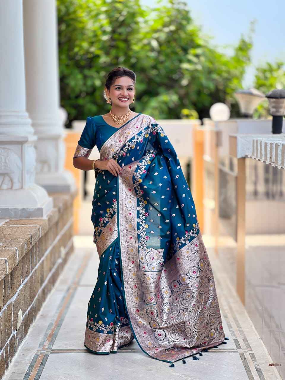 Woven Banarasi Silk Saree