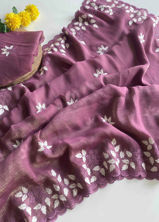 Shimmer Georgette Saree