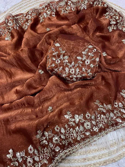 Frendy Chiffon Party Wear Saree