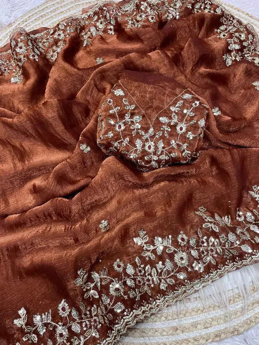 Frendy Chiffon Party Wear Saree