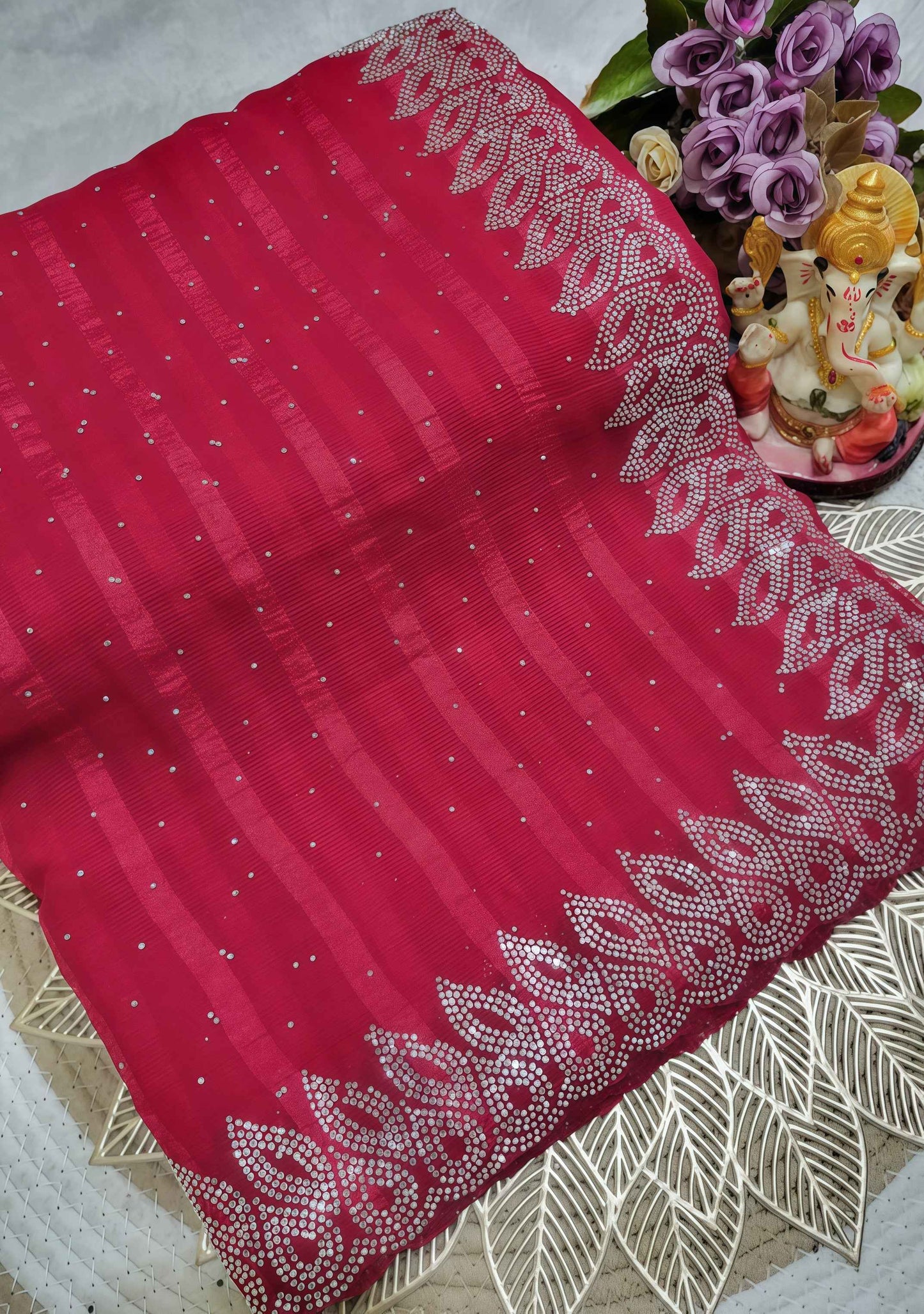 Fancy Stone Work Saree