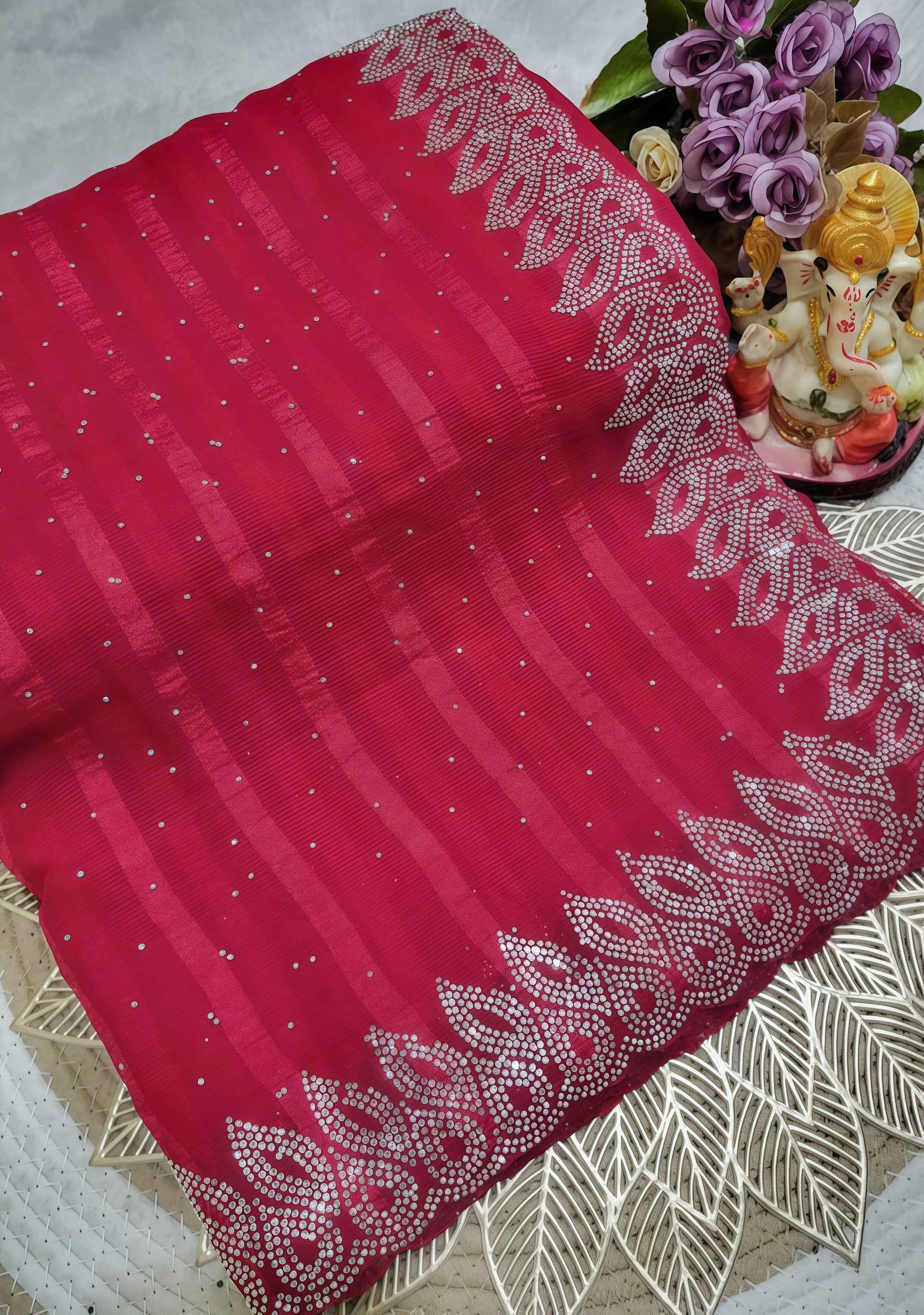 Fancy Stone Work Saree