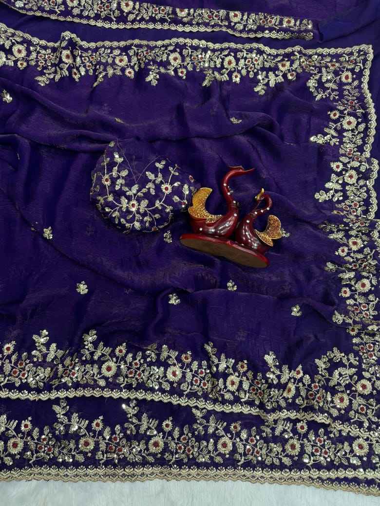 Frendy Chiffon Party Wear Saree