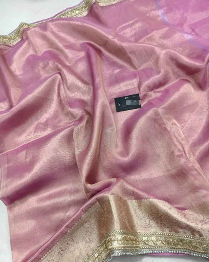 Soft Banarasi Tissue Silk Saree