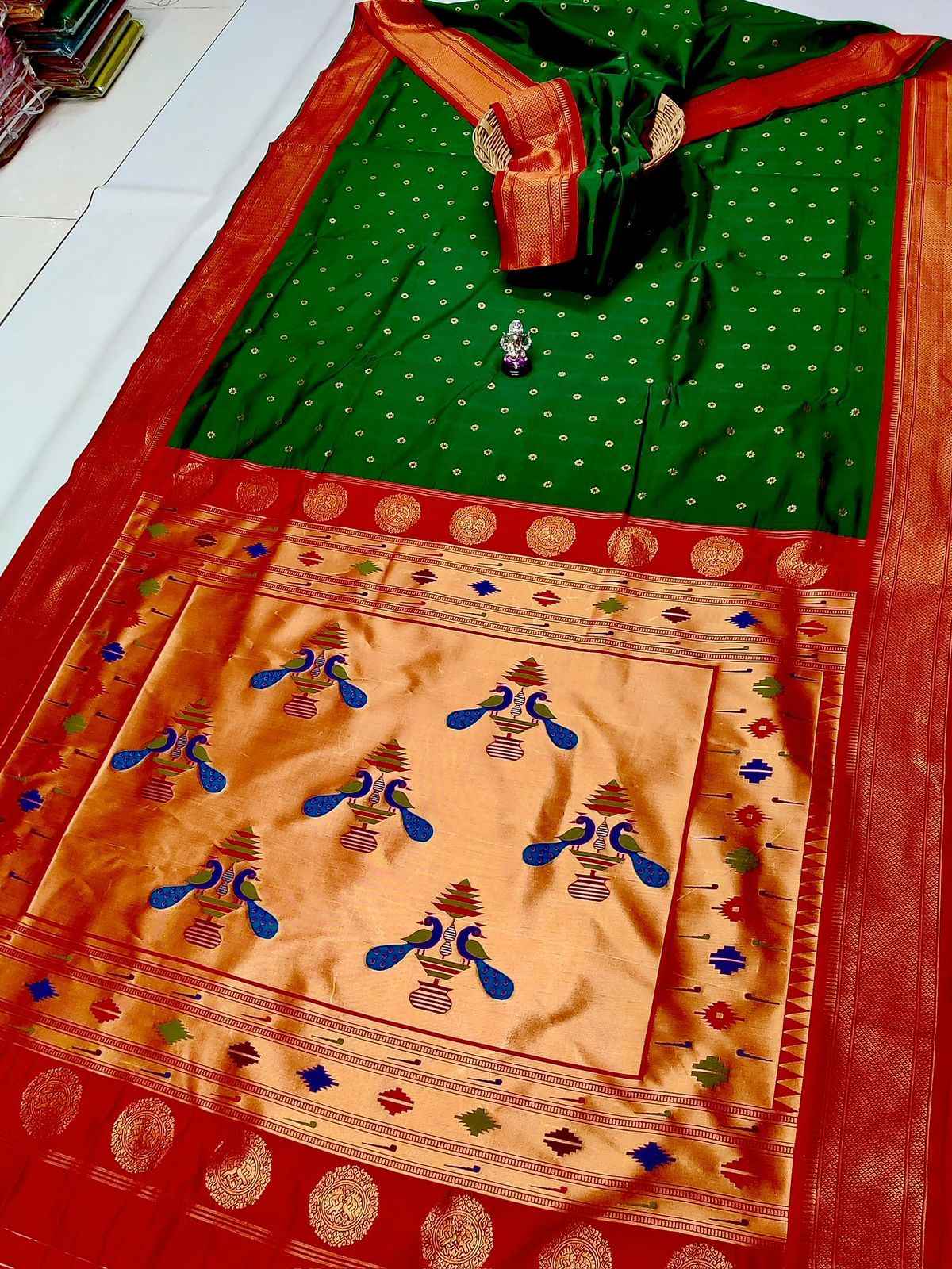 Semi Silk Yeola Paithani Saree