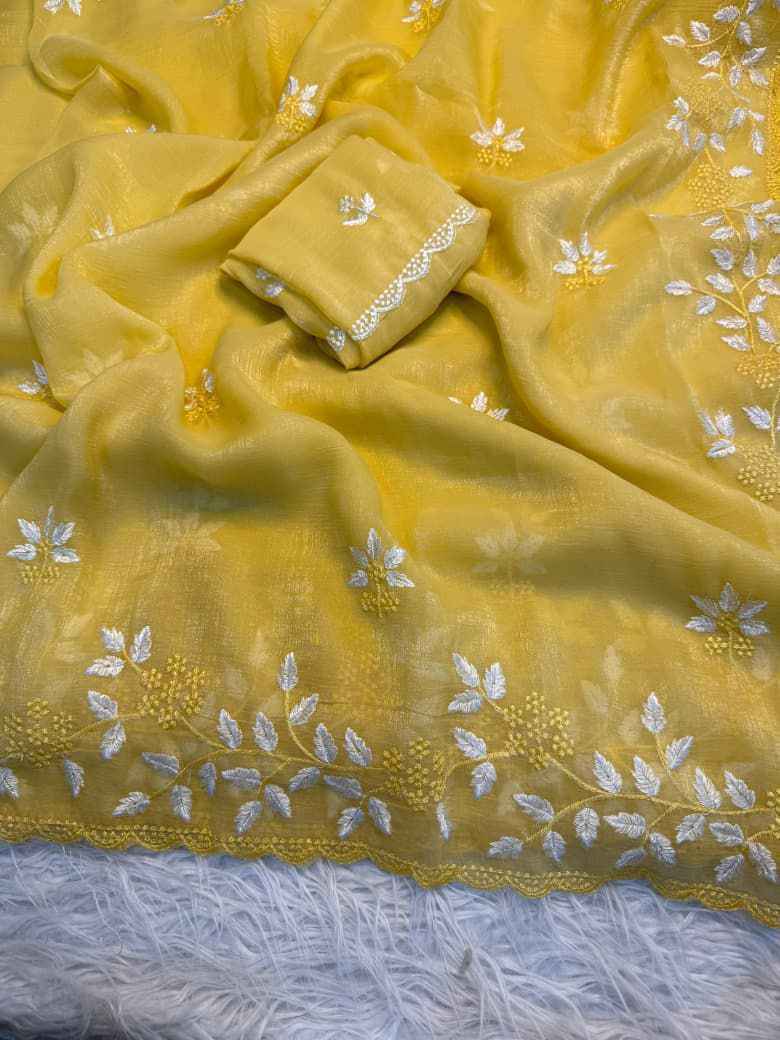 Shimmer Georgette Saree