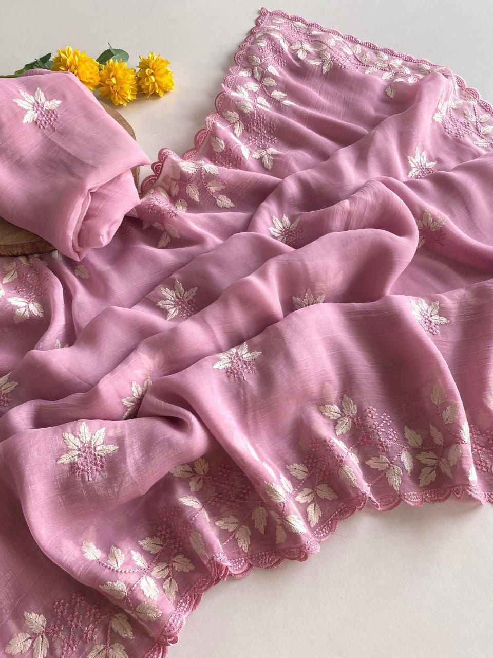 Shimmer Georgette Saree