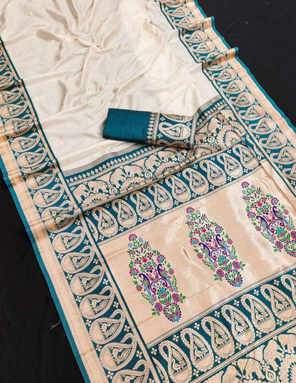 Plain Banarasi Art Silk Saree