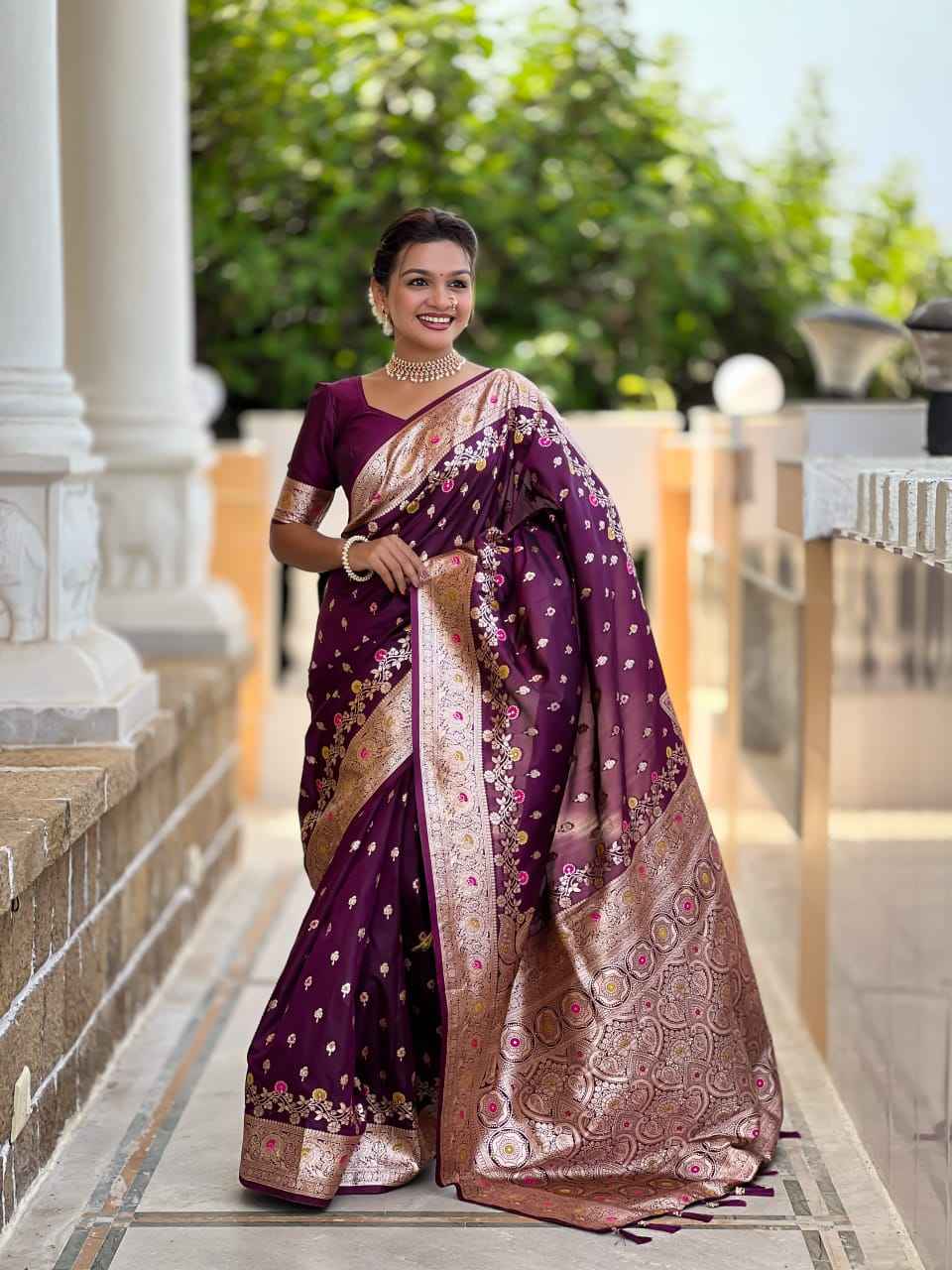 Woven Banarasi Silk Saree