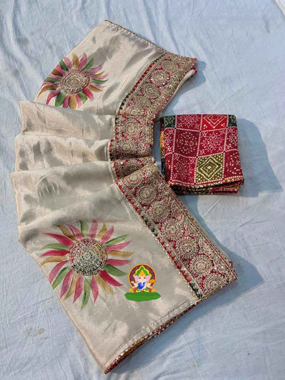 Classic Soft Chinon Saree