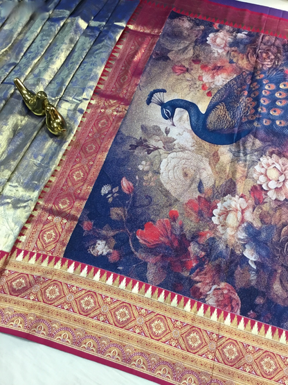 Banarasi Tissue Silk Saree - Super Sarees