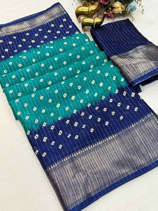 Beautiful Dola Bandhani Saree