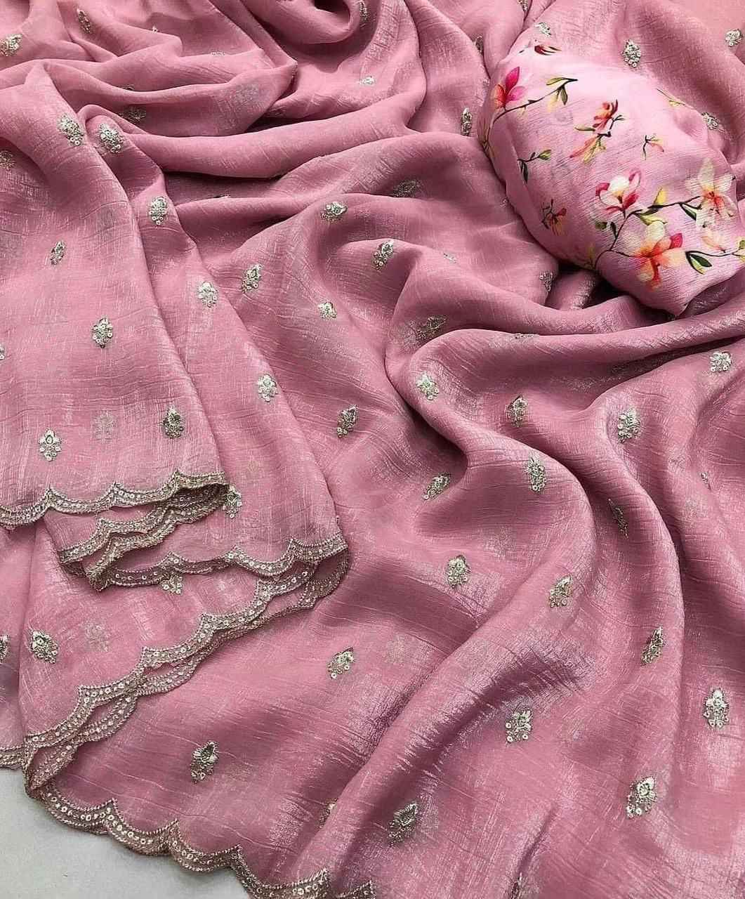 Soft Tissue Georgette Saree