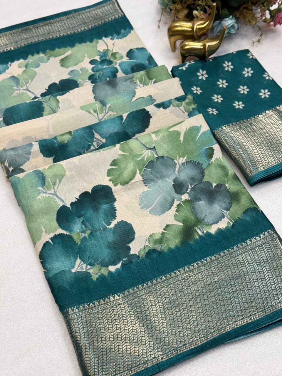 Beautiful Ethnic Dola Silk Saree