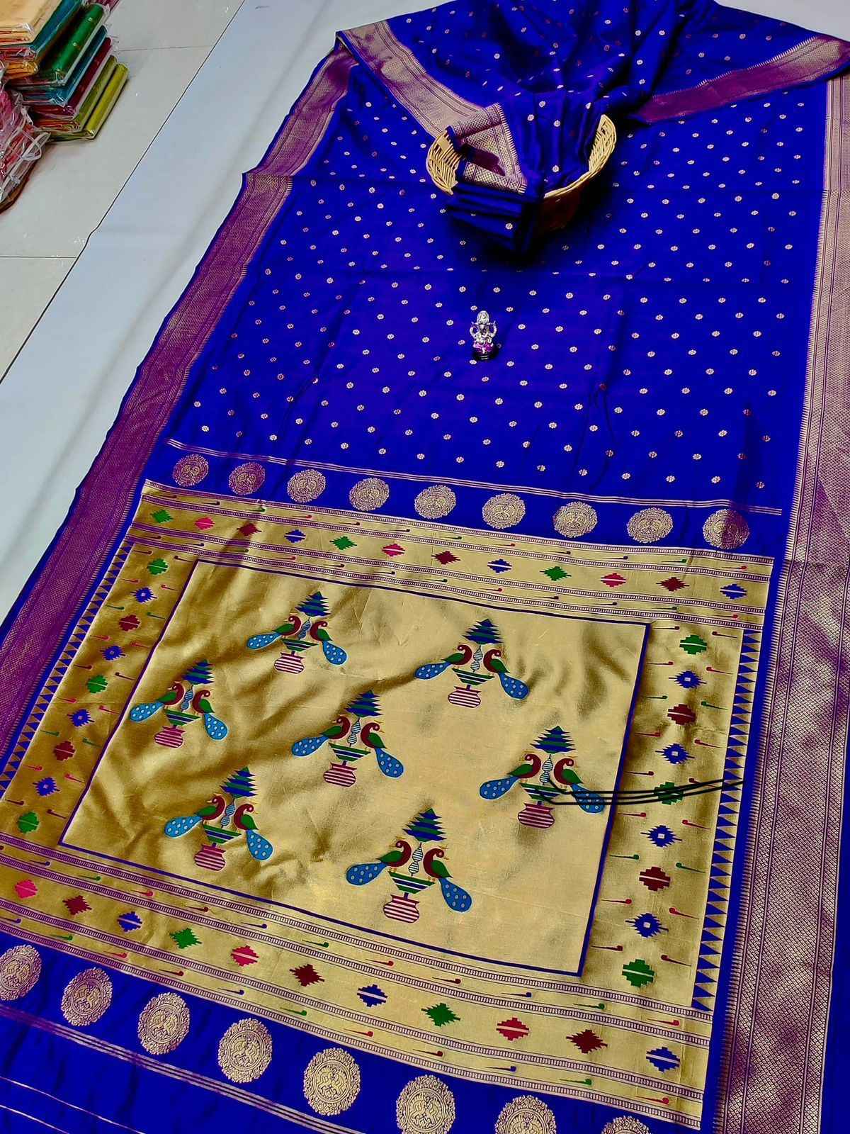 Semi Silk Yeola Paithani Saree