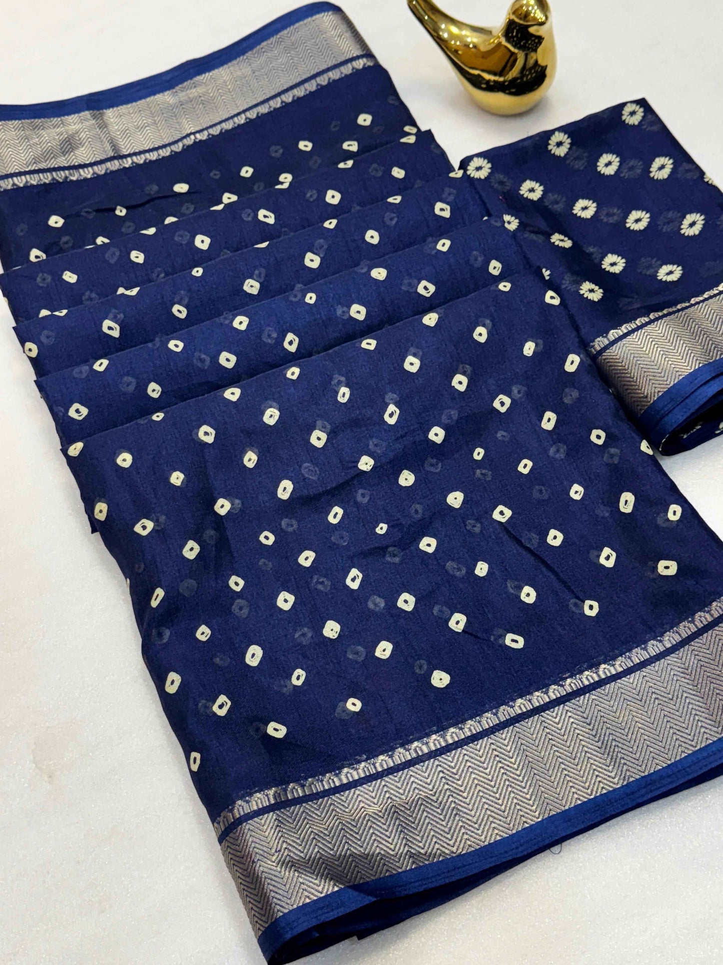 Beautiful Bandhani Print Saree