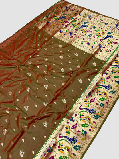Tanvira Brocade Border Paithani