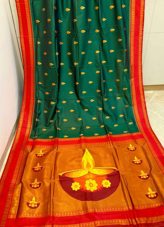 Diya Pallu Paithani