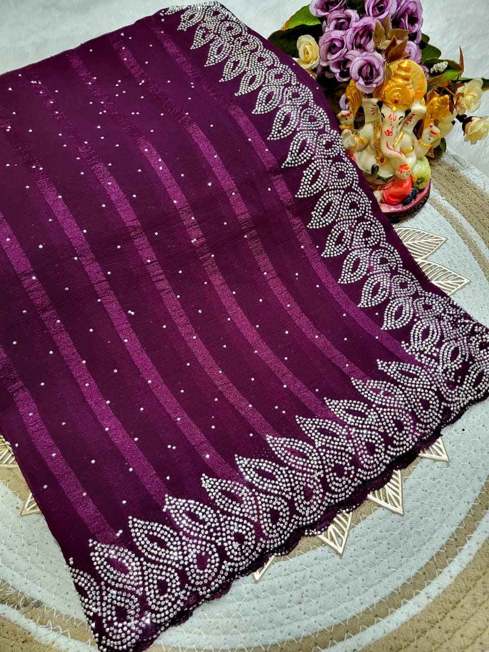 Fancy Stone Work Saree