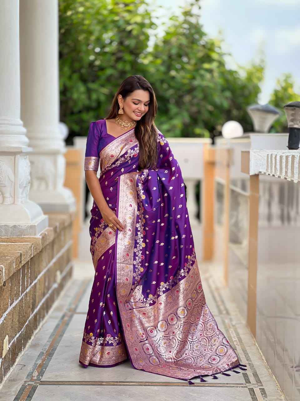 Woven Banarasi Silk Saree