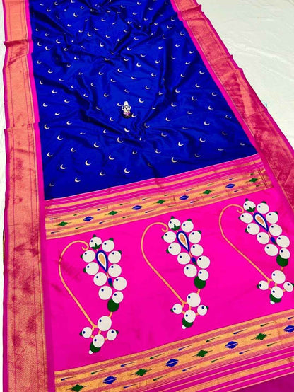 Nath Pallu Chandrakor Paithani