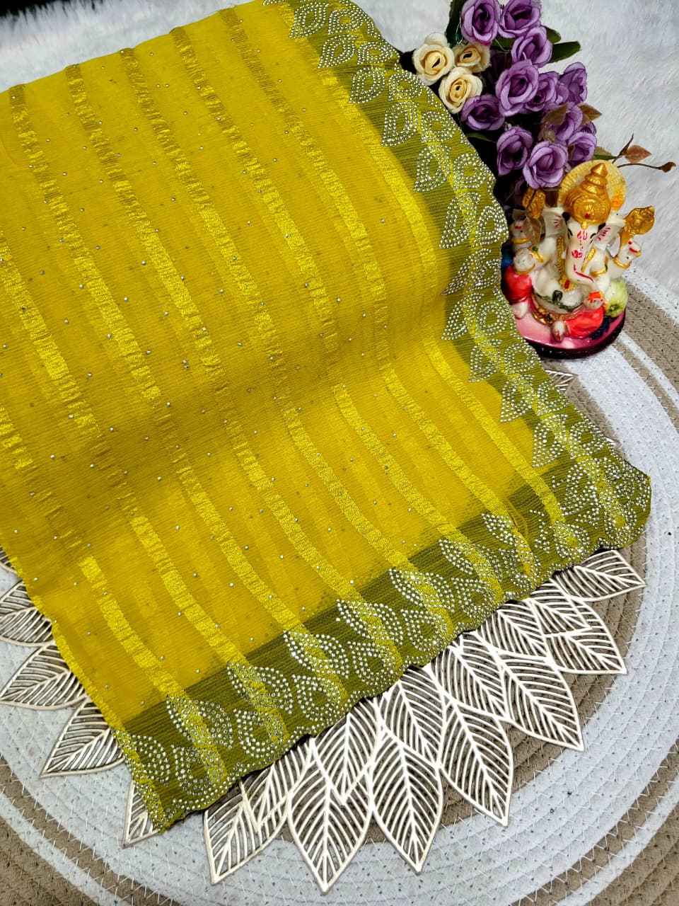 Fancy Stone Work Saree