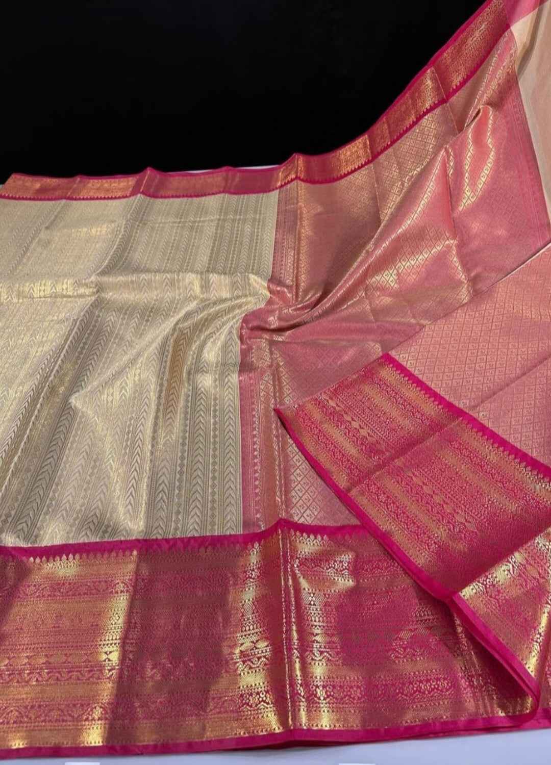 Banarasi Kanchi Semi Silk Saree