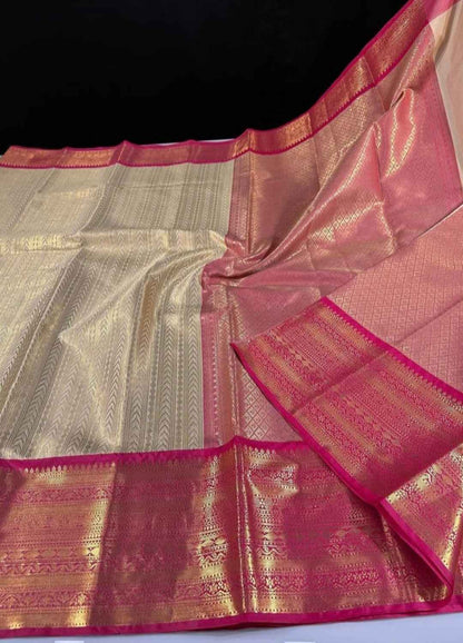 Banarasi Kanchi Semi Silk Saree