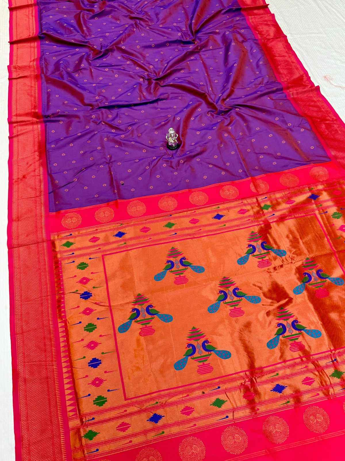 Semi Silk Yeola Paithani Saree