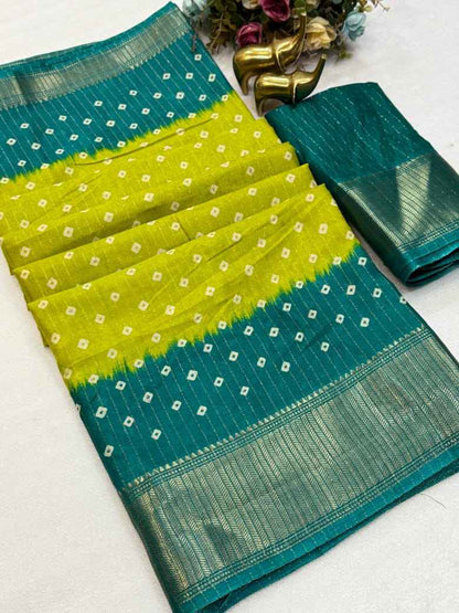 Beautiful Dola Bandhani Saree