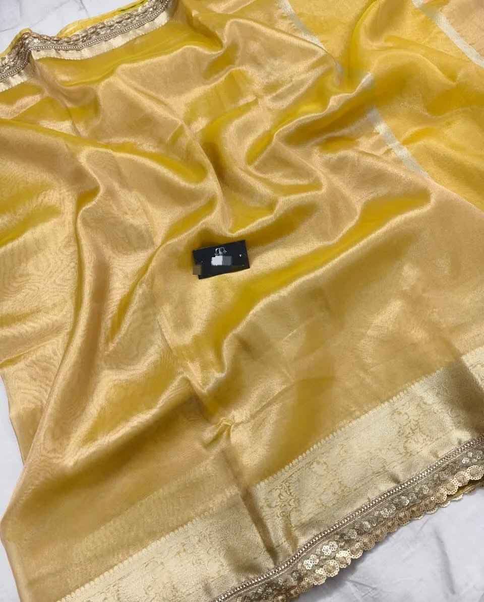 Soft Banarasi Tissue Silk Saree