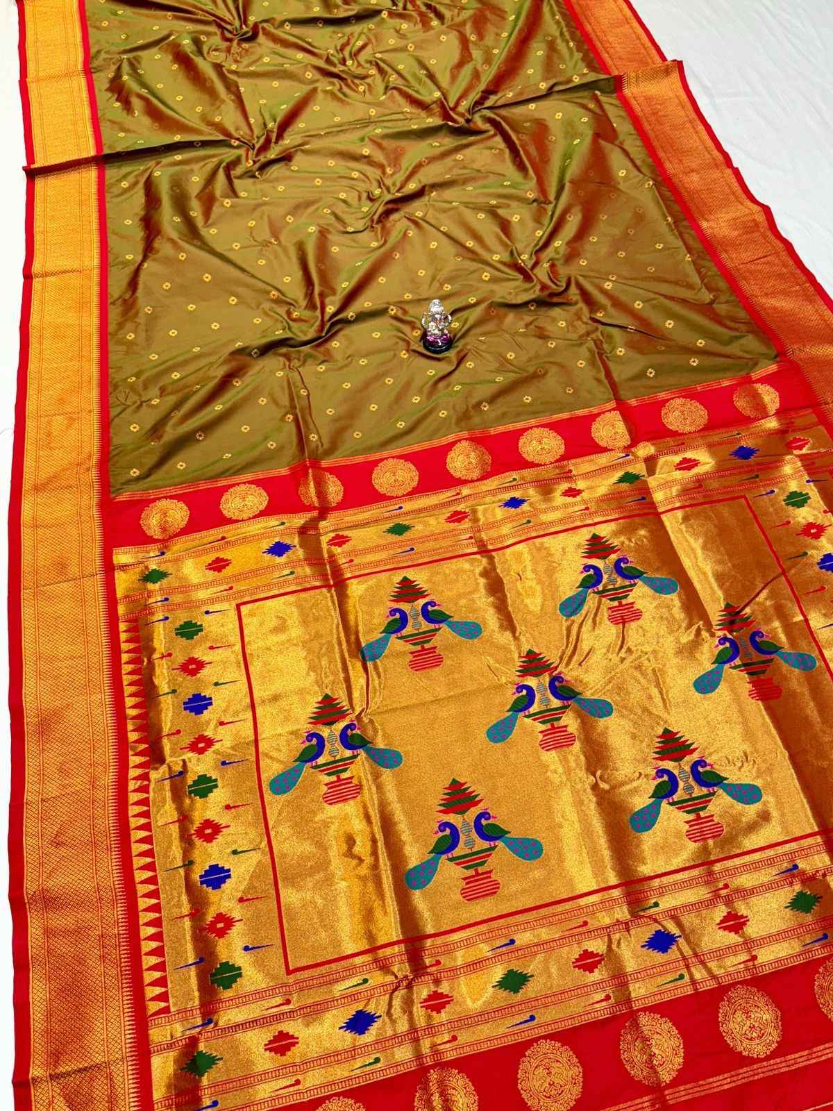 Semi Silk Yeola Paithani Saree