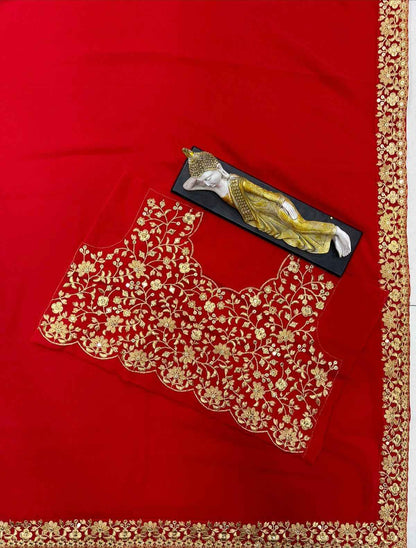 Madhuri Dixit Party Wear Saree