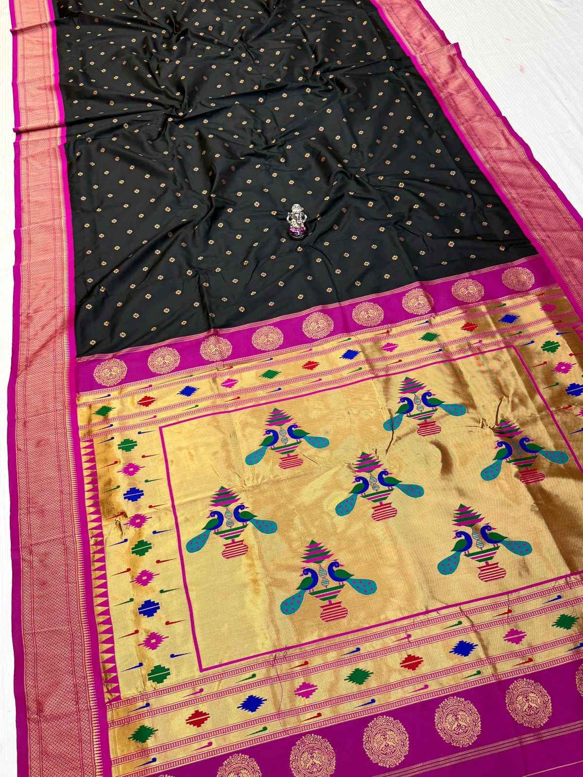 Semi Silk Yeola Paithani Saree