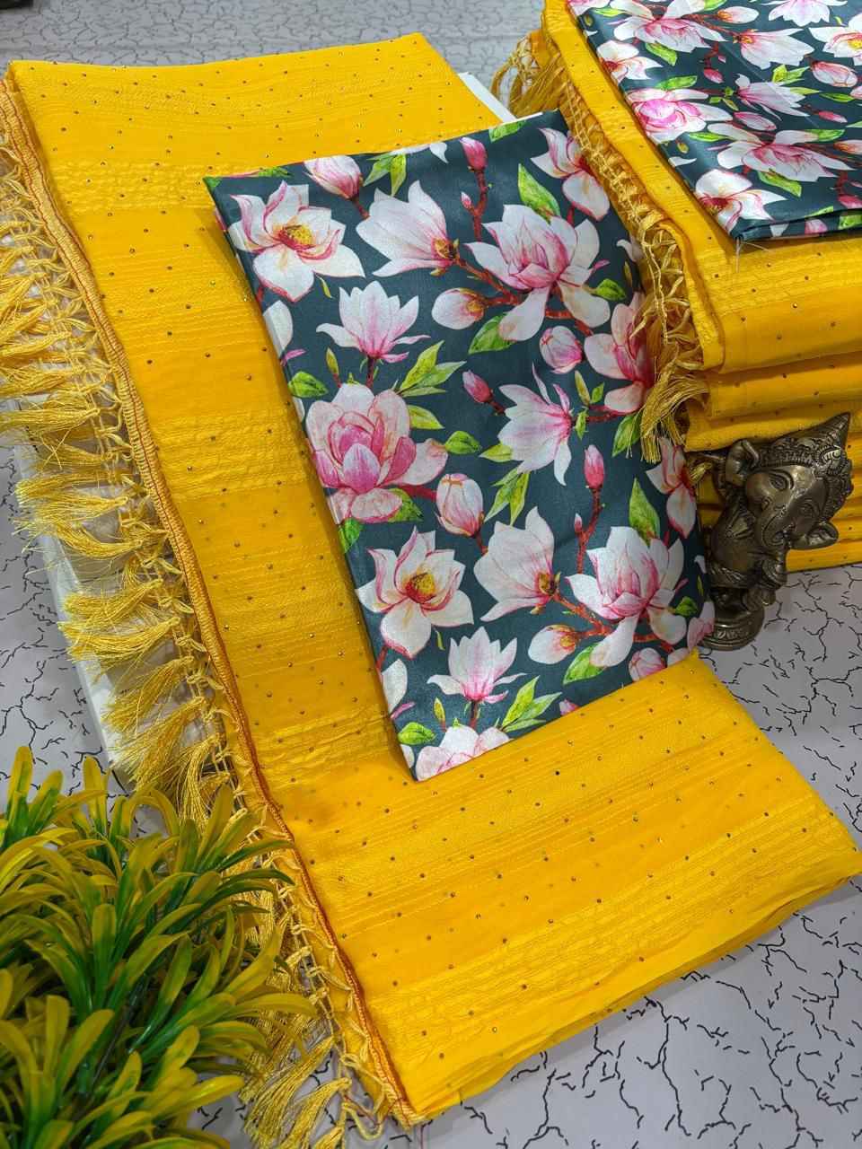 Glitter Work Designer Saree