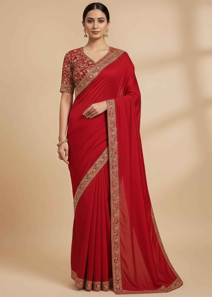 Madhuri Dixit Party Wear Saree