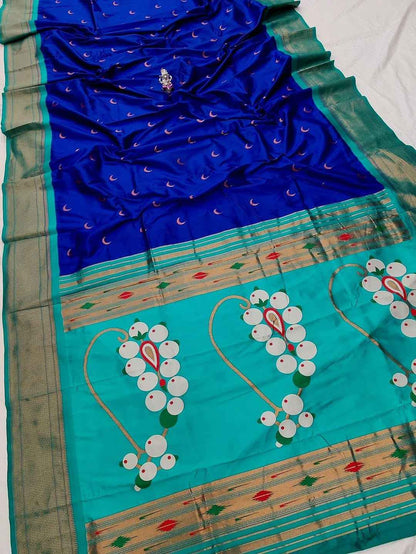 Nath Pallu Chandrakor Paithani