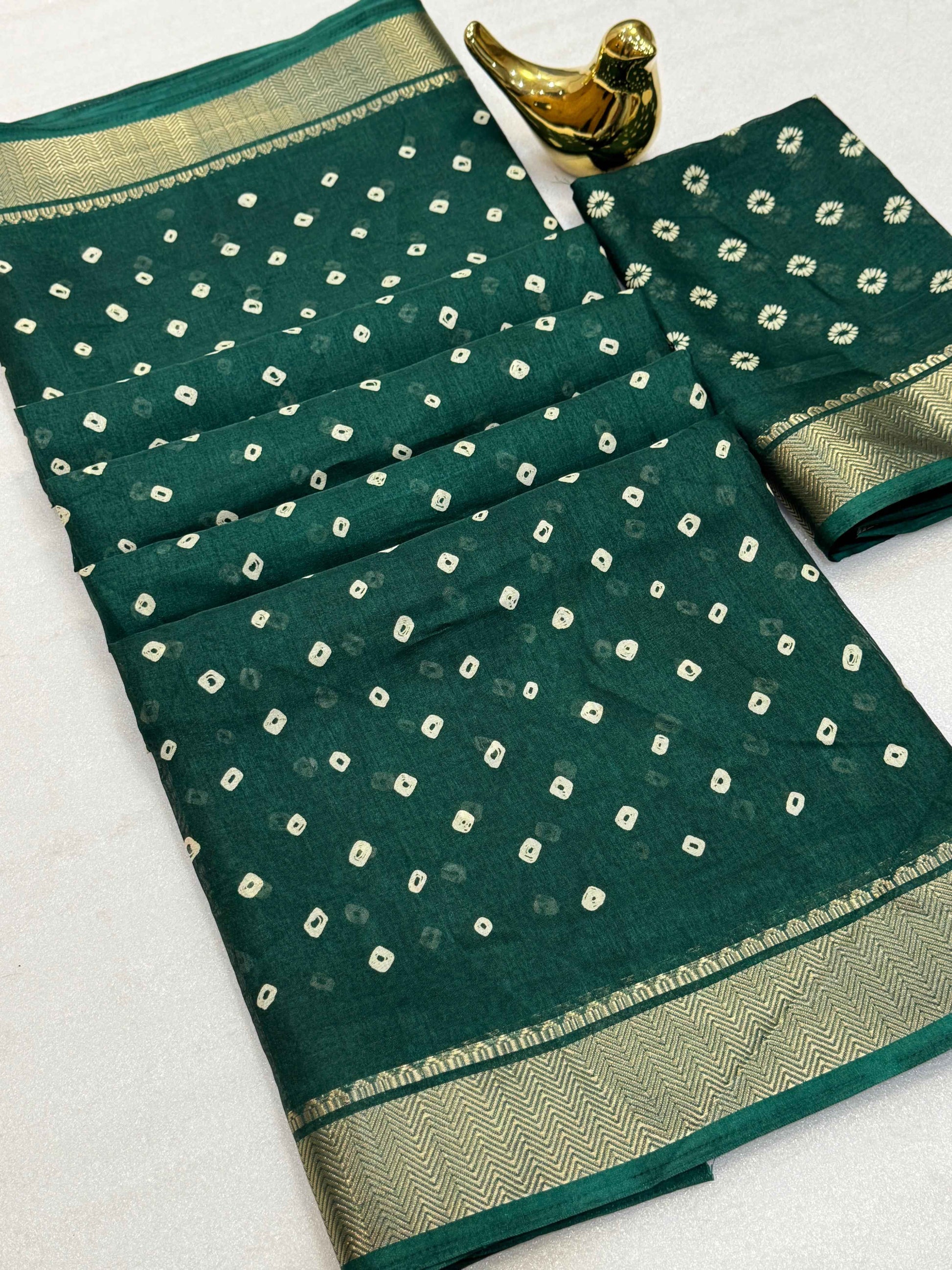 Beautiful Bandhani Print Saree