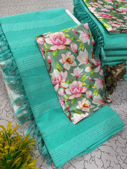 Glitter Work Designer Saree