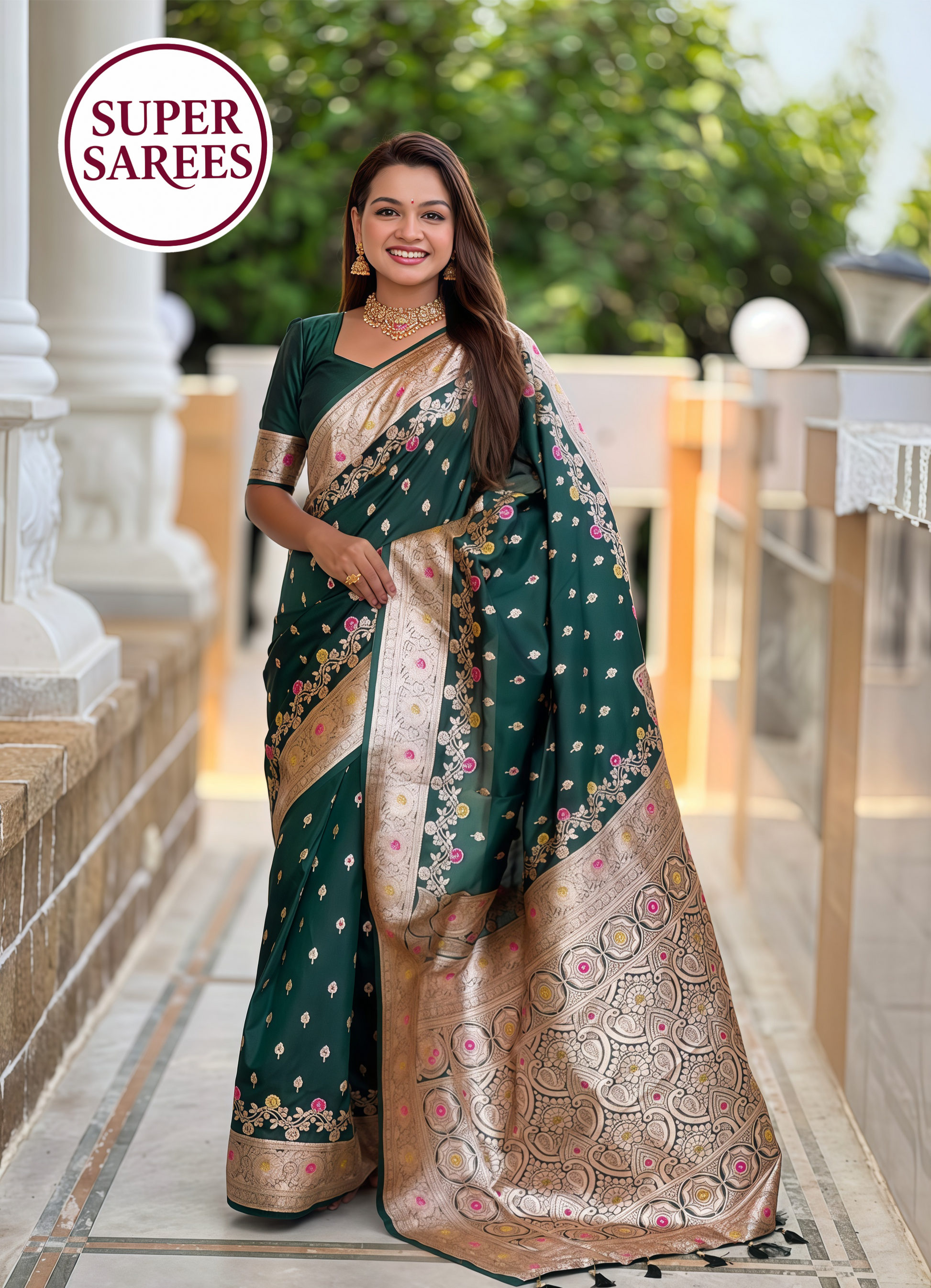 Woven Banarasi Silk Saree