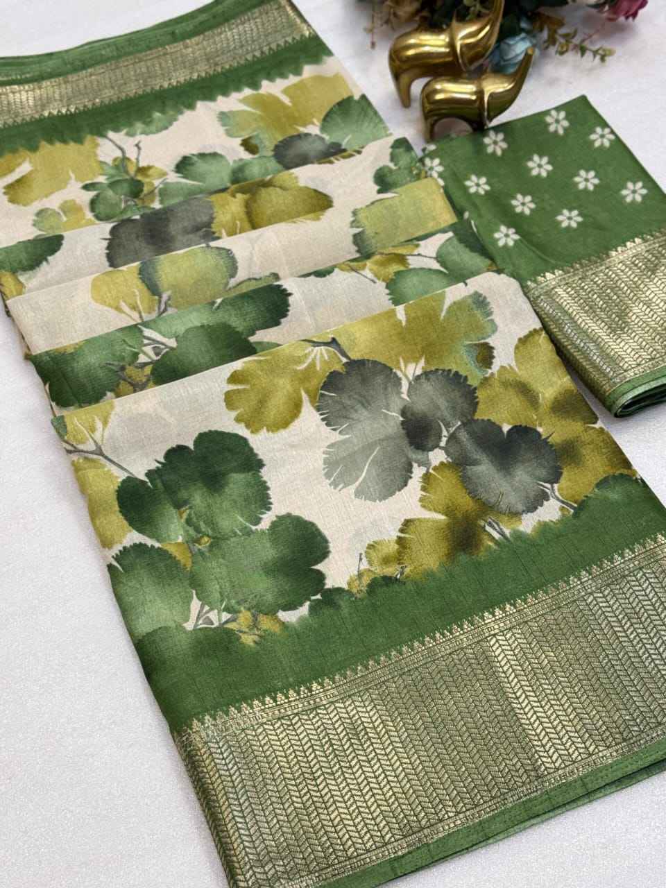 Beautiful Ethnic Dola Silk Saree